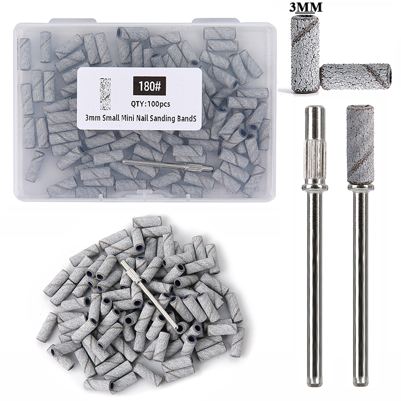 Power Tools Tool Box - 100pcs/box 3mm Mini Sanding Bands With
