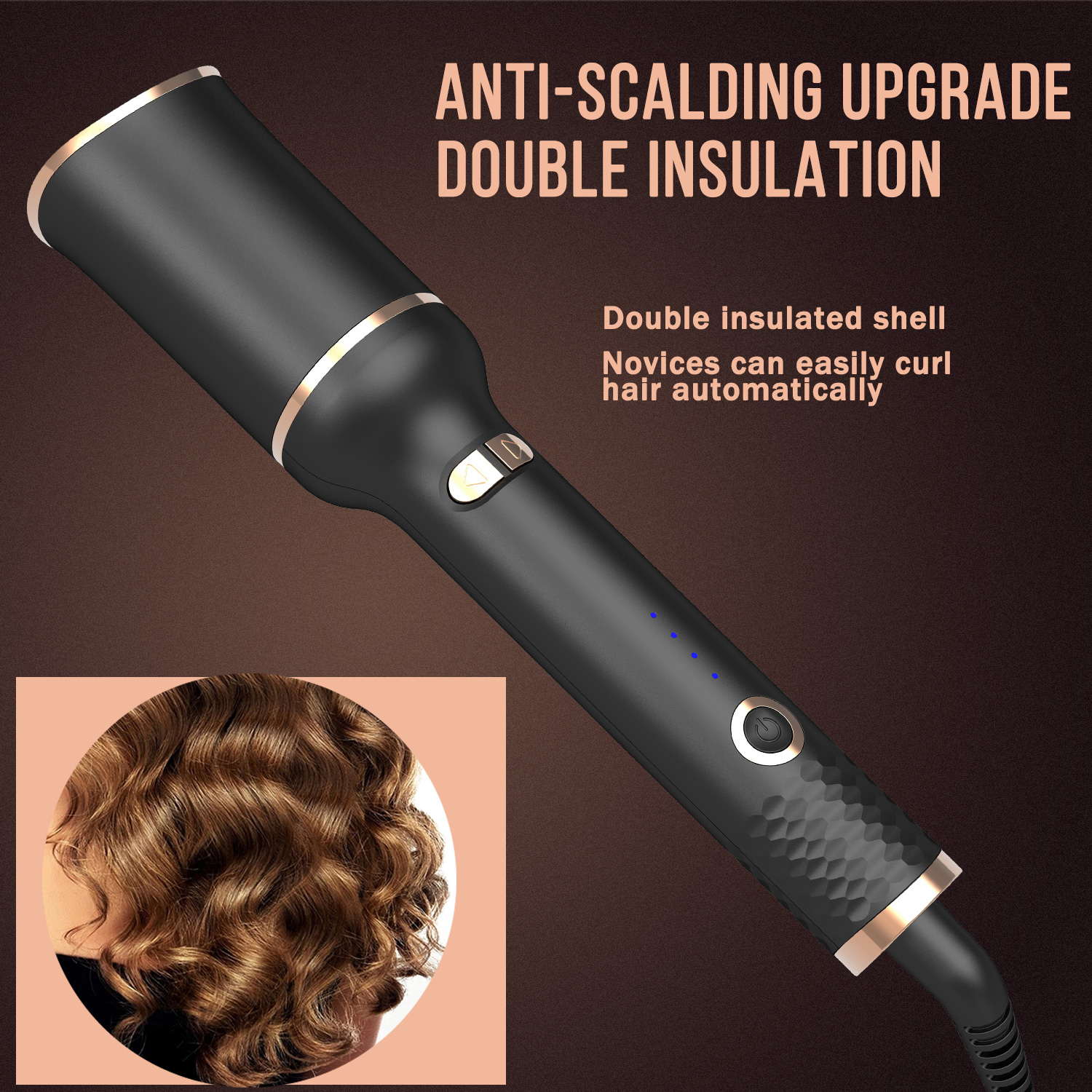 Auto Rotating Ceramic Hair Cur - огляд і ціна Power Tools Voltage