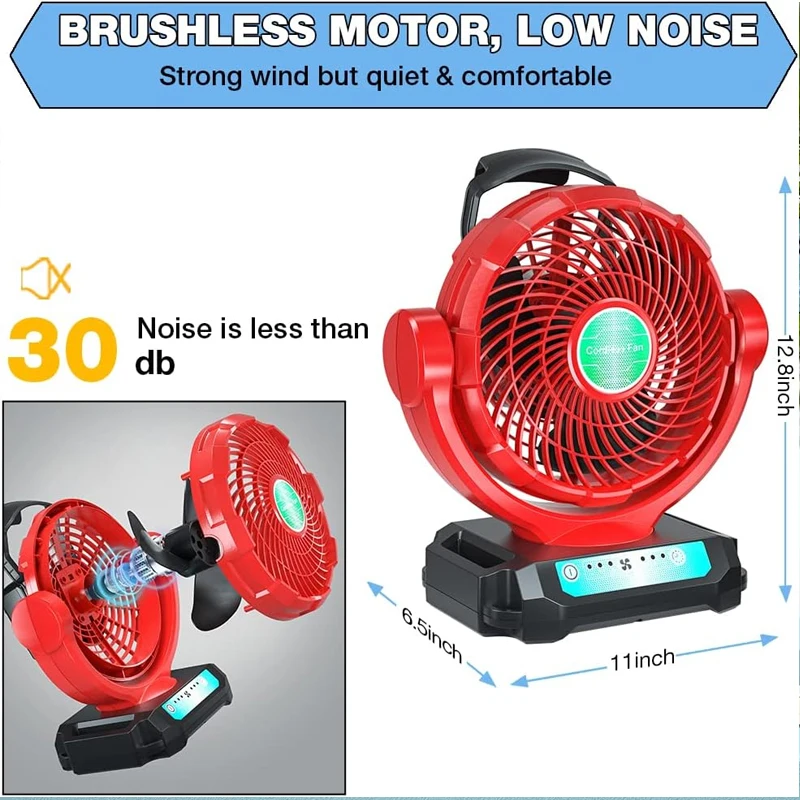 Cordless Fan For Milwaukee 18V - огляд і ціна Power Tools In Construction