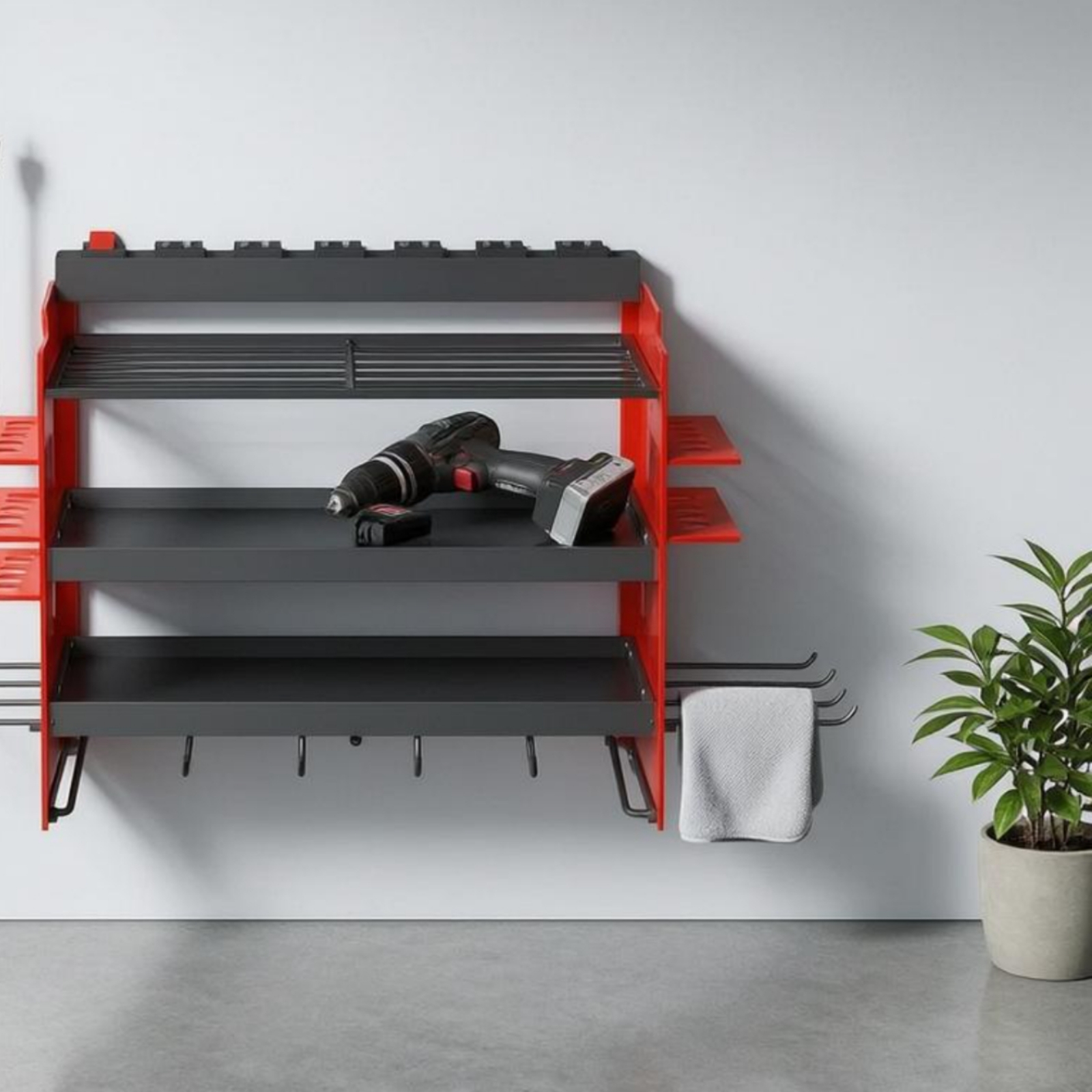 Power Strip Tool Rack Powder-C - огляд і ціна Power Tools Rack