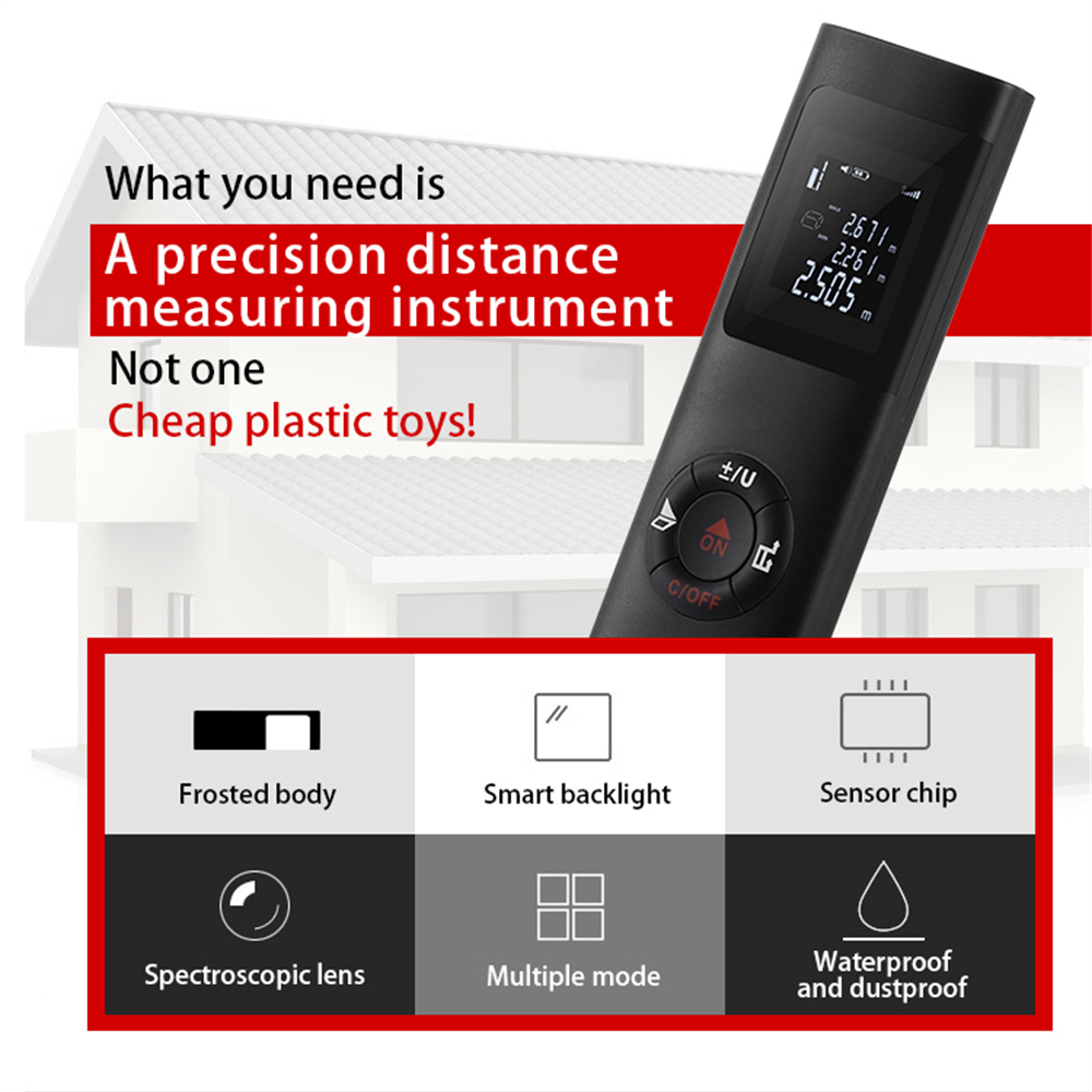 40M Laser Distance Meter Laser - огляд і ціна Power Tools In Construction