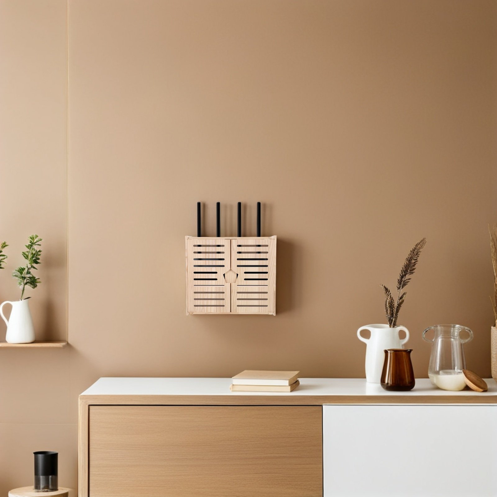 Wooden WiFi Router Storage Box - огляд і ціна Power Tools Tool Box