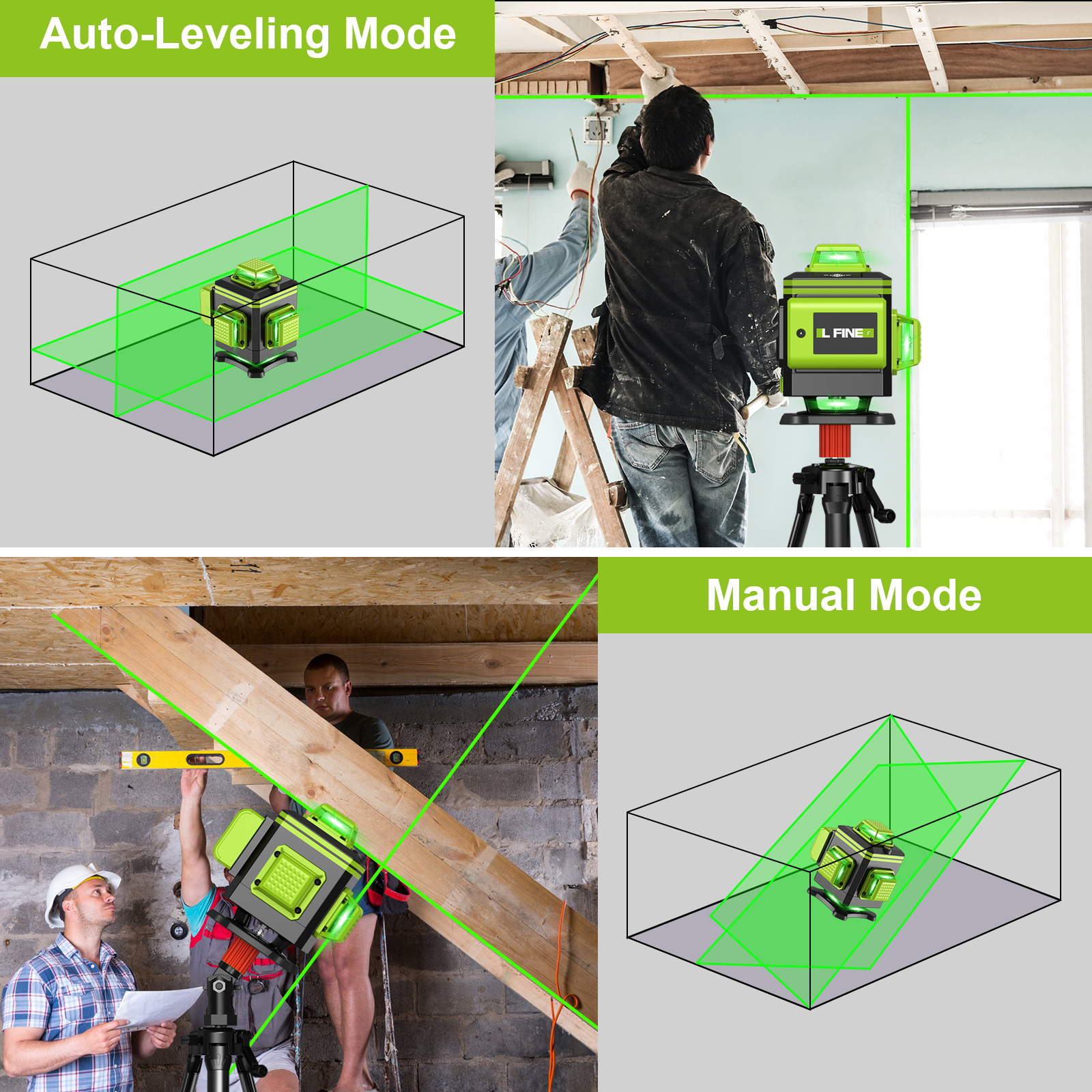 LFINE Self-Leveling Laser Leve - огляд і ціна Power Tools In Construction
