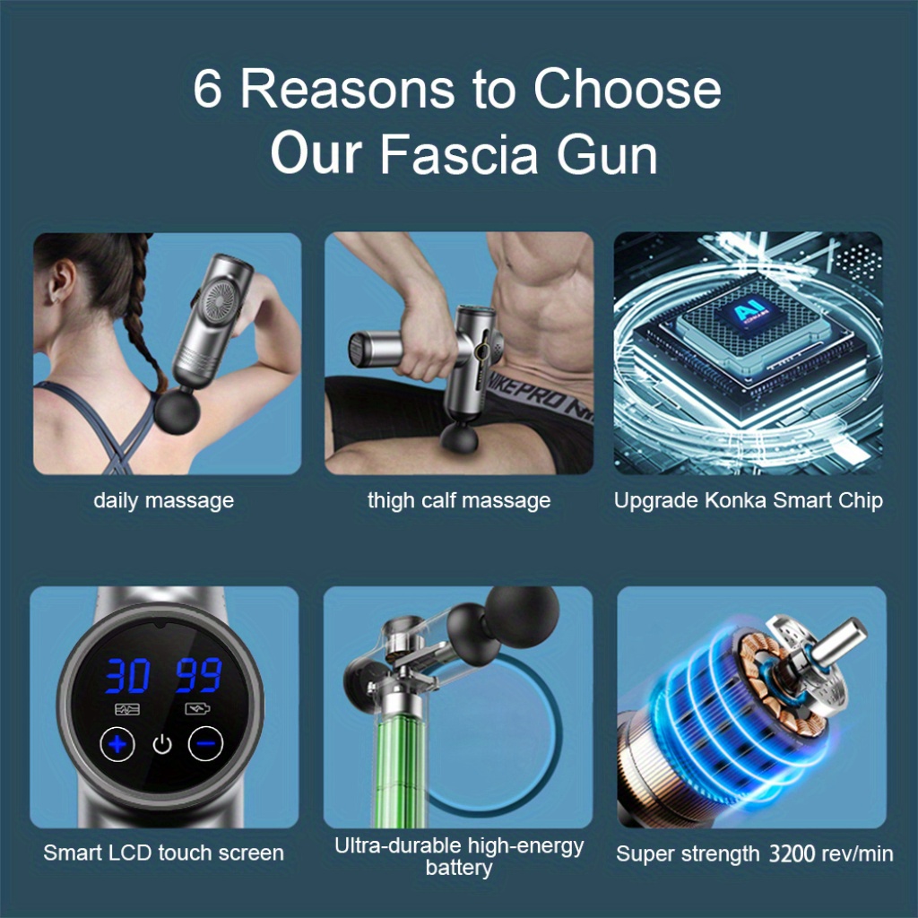 99 Level Massage Gun Fascia De - огляд і ціна Power Tools Equipment